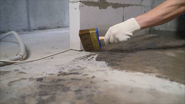 SJ Waterproofing Pros Interior Drainage System coverage map for Dennison, IL and surrounding area